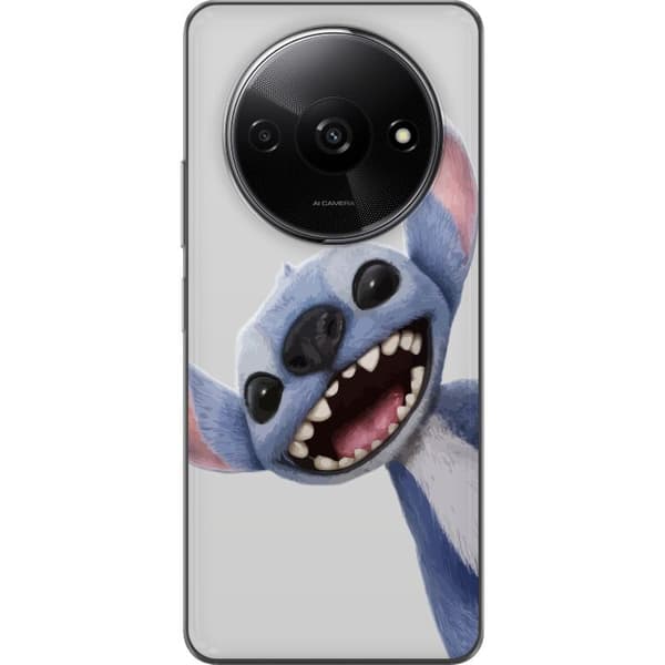 Xiaomi Redmi A3 Läpinäkyvä kuori Stitch liikkeessä - Kawaii-suunnittelu faneille ja lapsille