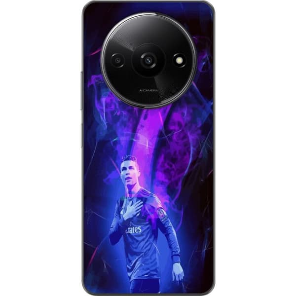 Xiaomi Redmi A3 Gjennomsiktig deksel Ronaldo 7 - Fotballlegenden i Aksjon for Fans