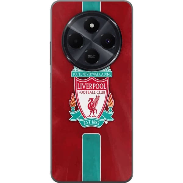 Xiaomi Redmi A4 Läpinäkyvä kuori Liverpool FC - Klassinen jalkapallourheilu Punaisena