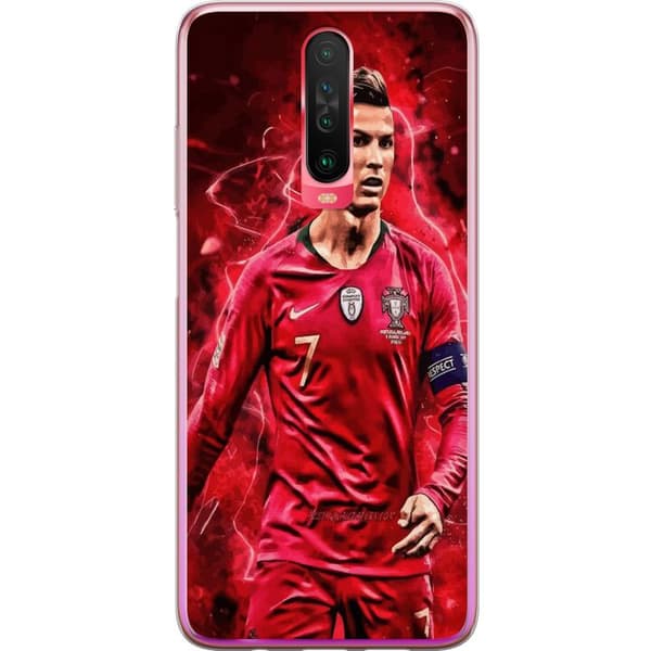 Xiaomi Redmi K30 Gjennomsiktig deksel Ronaldo Ferdigheter - CR7 Design for Ekte Supportere