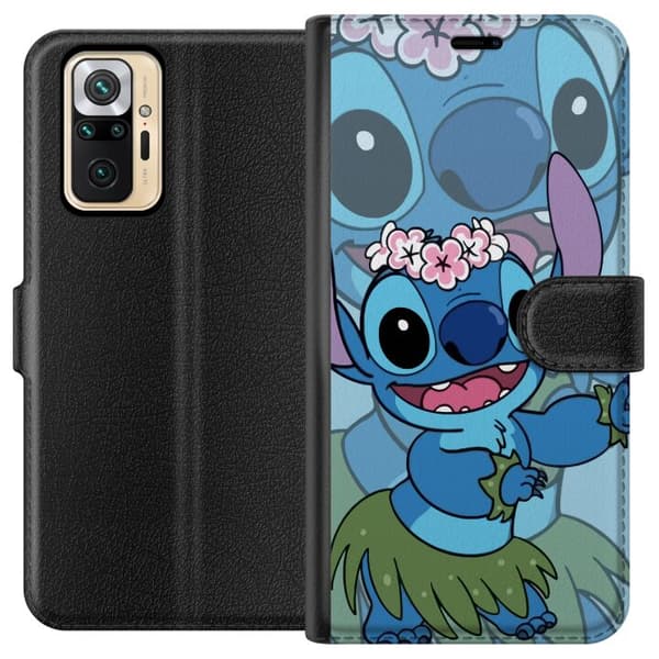 Xiaomi Redmi Note 10 Pro Lompakkokotelo Stitch tähtien alla - Taianomainen Anime-tyyli