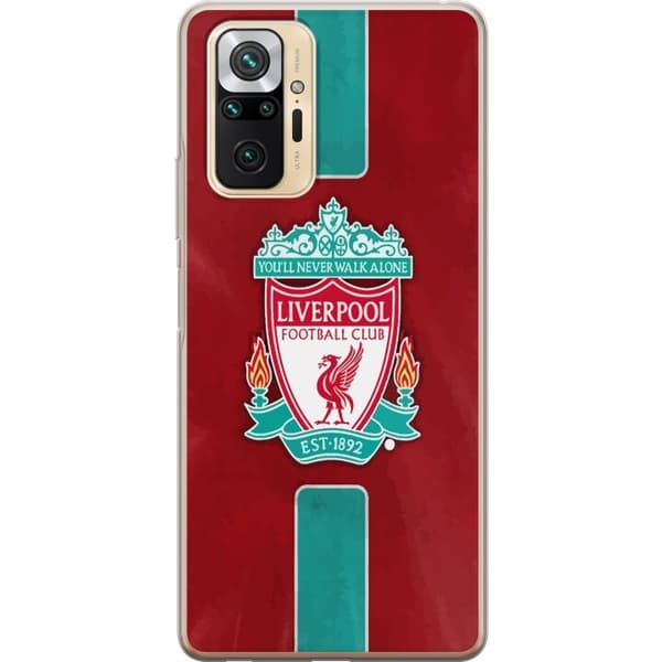 Xiaomi Redmi Note 10 Pro Gjennomsiktig deksel Liverpool FC - Klassisk Fotballstolthet i Rødt