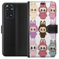 Miniatyrbillede 1 af 3: Xiaomi Redmi Note 11 Tegnebogsetui Labubu Pink Monster - Popkunst med Kawaii-touch