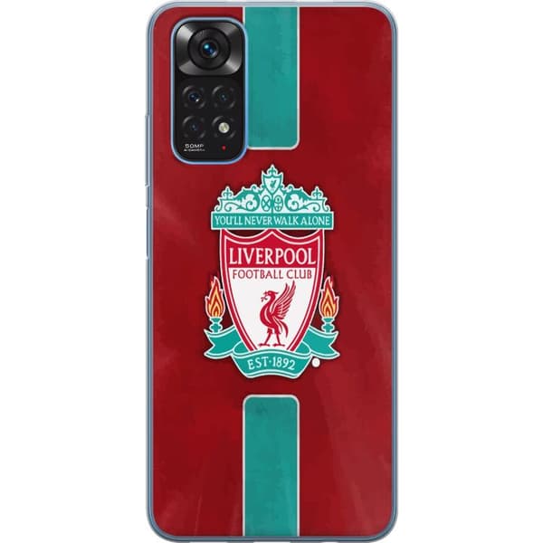 Xiaomi Redmi Note 11 Genomskinligt Skal Liverpool FC – Klassisk Fotbollsstolthet i Rött