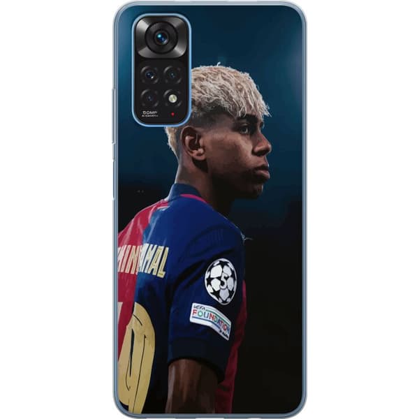 Xiaomi Redmi Note 11 Gennemsigtig cover Lamine Yamal - Barcelonas Wunderkind i fokus