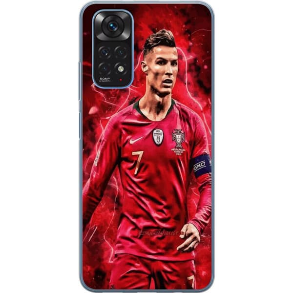 Xiaomi Redmi Note 11 Gennemsigtig cover Ronaldo Færdigheder - CR7 Design for Ægte Fans