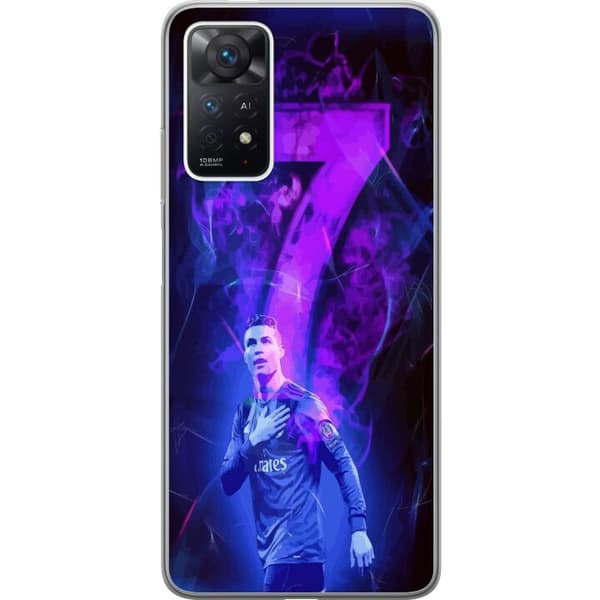 Xiaomi Redmi Note 11 Pro Gjennomsiktig deksel Ronaldo 7 - Fotballlegenden i Aksjon for Fans