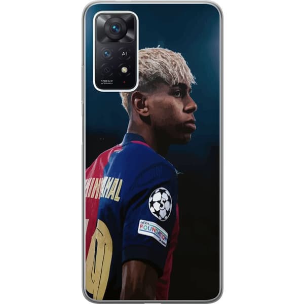 Xiaomi Redmi Note 11 Pro Gennemsigtig cover Lamine Yamal - Barcelonas Wunderkind i fokus