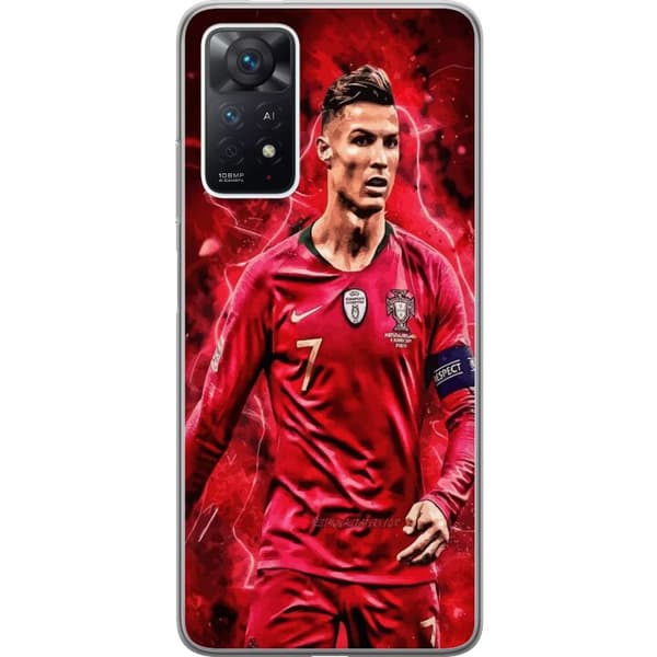 Xiaomi Redmi Note 11 Pro Gennemsigtig cover Ronaldo Færdigheder - CR7 Design for Ægte Fans