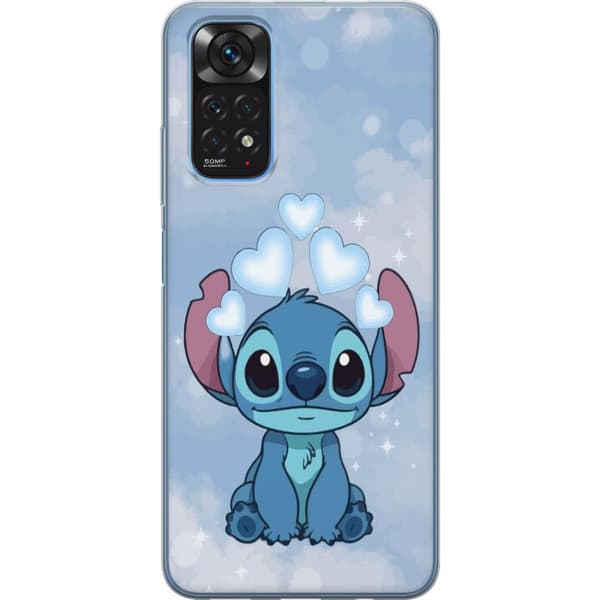 Xiaomi Redmi Note 11S Läpinäkyvä kuori Stitch Hyppäävä Ilo - Hauska Suunnittelu Lahjalle