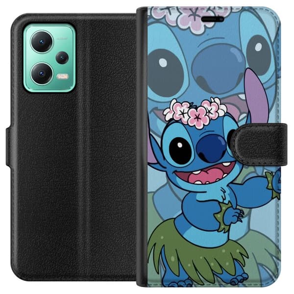Xiaomi Redmi Note 12 Plånboksfodral Stitch under Stjärnorna – Magisk Anime-stil