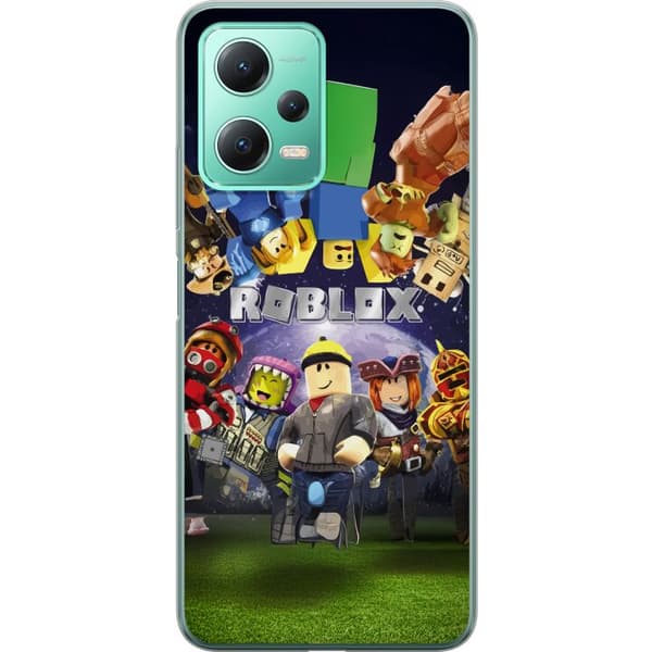 Xiaomi Redmi Note 12 Gennemsigtig cover Roblox Verden - Gaming Eventyr for Børn og Unge
