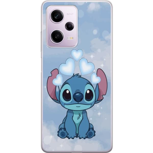 Xiaomi Redmi Note 12 Pro Gennemsigtig cover Stitch Hoppende Glæde - Sjovt Design til Gave