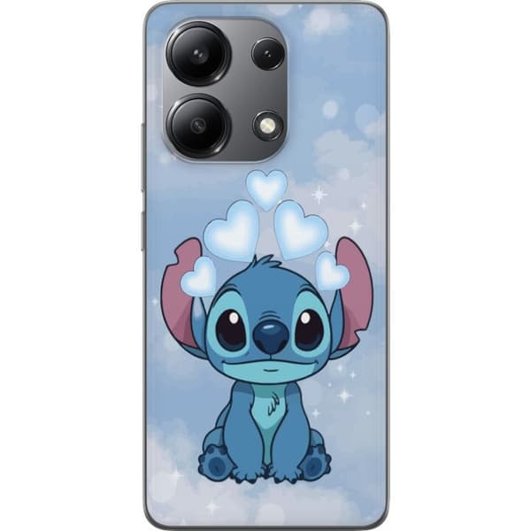 Xiaomi Redmi Note 13 4G Gennemsigtig cover Stitch Hoppende Glæde - Sjovt Design til Gave