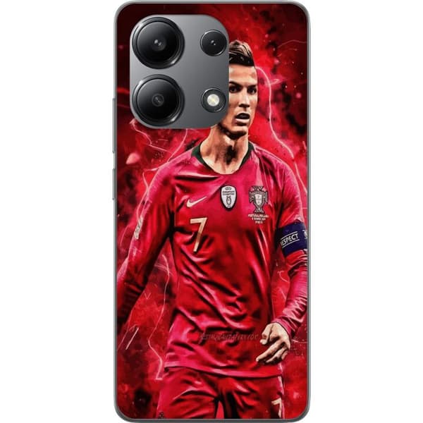 Xiaomi Redmi Note 13 4G Läpinäkyvä kuori Ronaldon Taidot - CR7 Suunnittelu Aidolle Kannattajalle