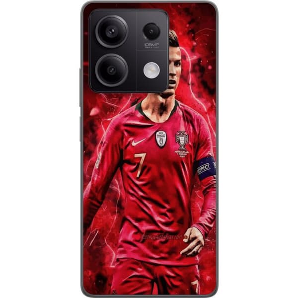 Xiaomi Redmi Note 13 Pro Läpinäkyvä kuori Ronaldon Taidot - CR7 Suunnittelu Aidolle Kannattajalle