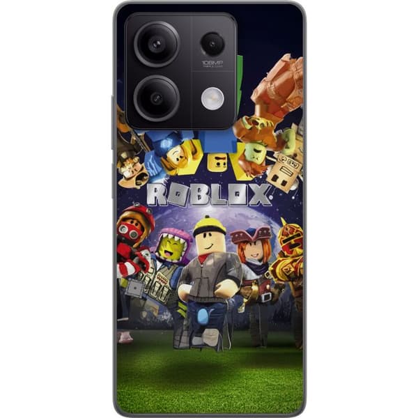 Xiaomi Redmi Note 13 Pro Gennemsigtig cover Roblox Verden - Gaming Eventyr for Børn og Unge