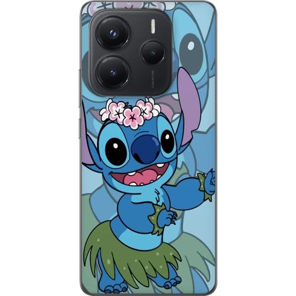 Xiaomi Redmi Note 14 Läpinäkyvä kuori Stitch tähtien alla - Taianomainen Anime-tyyli