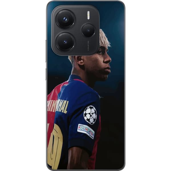 Xiaomi Redmi Note 14 Genomskinligt Skal Lamine Yamal – Barcelonas Wonderkid i Fokus