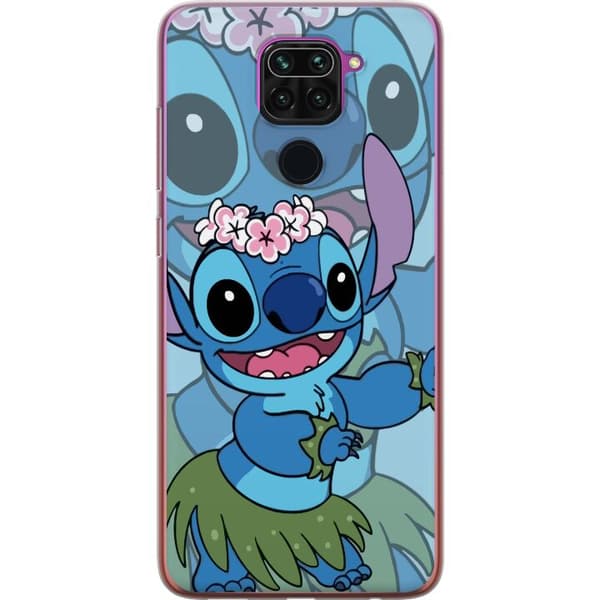 Xiaomi Redmi Note 9 Gennemsigtig cover Stitch under Stjernerne - Magisk Anime-stil