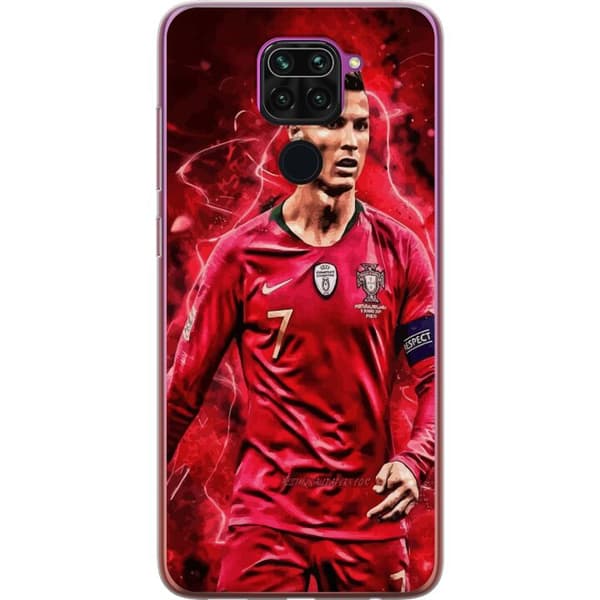 Xiaomi Redmi Note 9 Genomskinligt Skal Ronaldo Skills – CR7 Design för Äkta Supporters