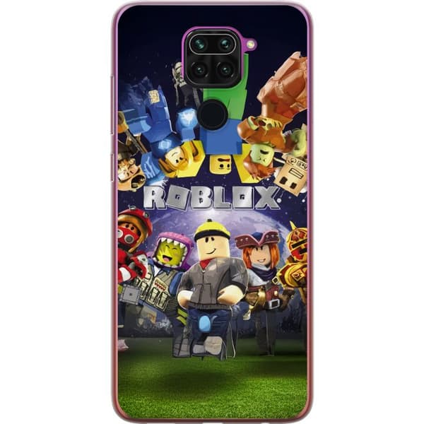 Xiaomi Redmi Note 9 Gennemsigtig cover Roblox Verden - Gaming Eventyr for Børn og Unge