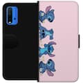 Miniatyrbillede 1 af 3: Xiaomi Redmi Note 9 4G Tegnebogsetui  Stitch Grin & Leg – Perfekt til Telefoncovers eller Plakater