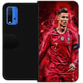 Miniatyrbillede 1 af 3: Xiaomi Redmi Note 9 4G Tegnebogsetui Ronaldo Færdigheder - CR7 Design for Ægte Fans