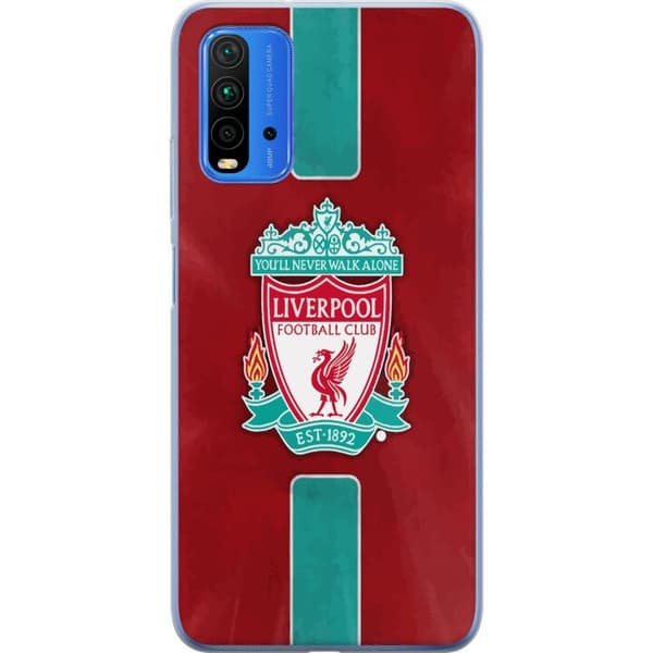 Xiaomi Redmi Note 9 4G Genomskinligt Skal Liverpool FC – Klassisk Fotbollsstolthet i Rött
