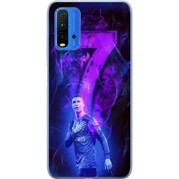 Xiaomi Redmi Note 9 4G Genomskinligt Skal Ronaldo 7 – Fotbollslegend i Action för Fans