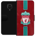 Miniatyrbild 1 av 3: Xiaomi Redmi Note 9S Plånboksfodral Liverpool FC – Klassisk Fotbollsstolthet i Rött