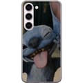 Miniatyrbillede 1 af 3: Samsung Galaxy S23 Gennemsigtig cover Stitch Sød Alien - Blå Favorit fra Ydre Rummet