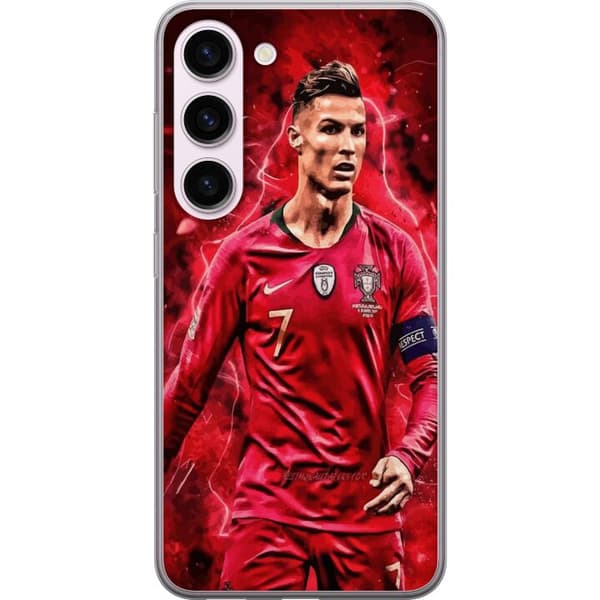 Samsung Galaxy S23 Gjennomsiktig deksel Ronaldo Ferdigheter - CR7 Design for Ekte Supportere