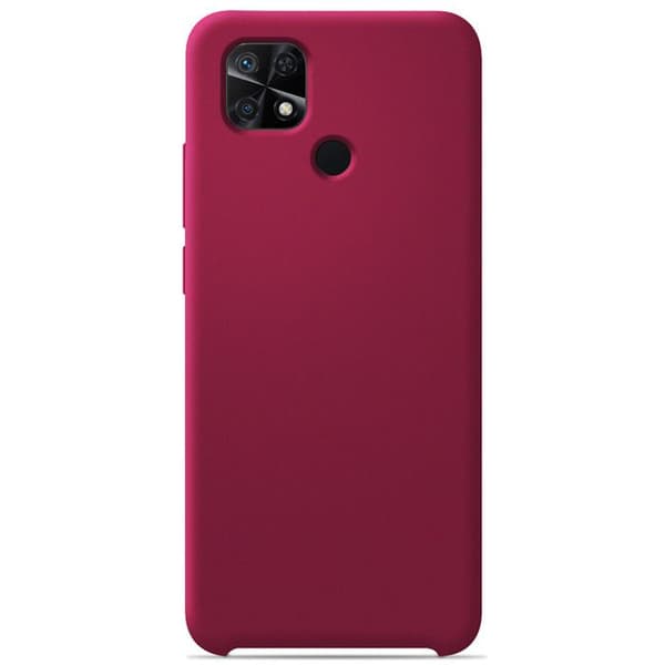 Silicone-fodral Soft Touch - Xiaomi - Redmi 10C - Röd - Stötsäker - Trådlös laddning