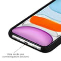 Miniatyrbild 2 av 3: Silicone-fodral Soft Touch - Samsung - Galaxy A03S - Svart - Stötsäker - Trådlös laddning