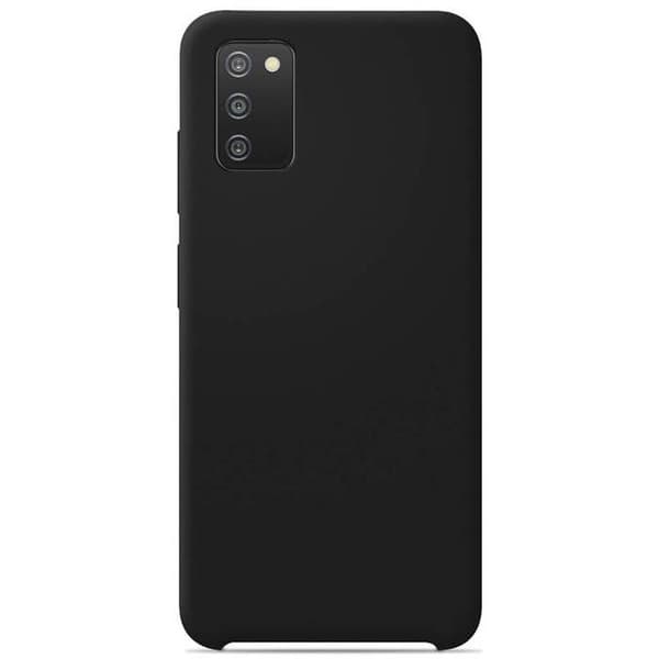 Silicone-fodral Soft Touch - Samsung - Galaxy A03S - Svart - Stötsäker - Trådlös laddning