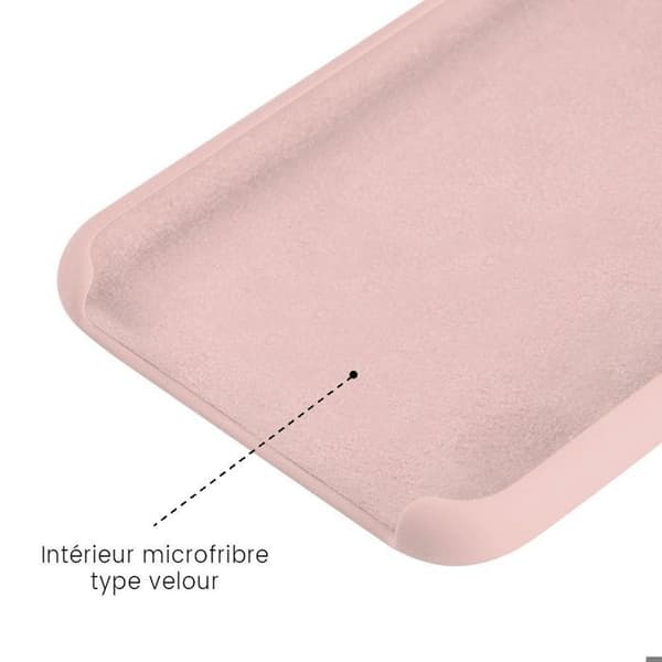 Coque silikon Soft Touch - Samsung - Galaxy A02S - Sandle-rosa - Stötabsorberande - Trådlös laddning