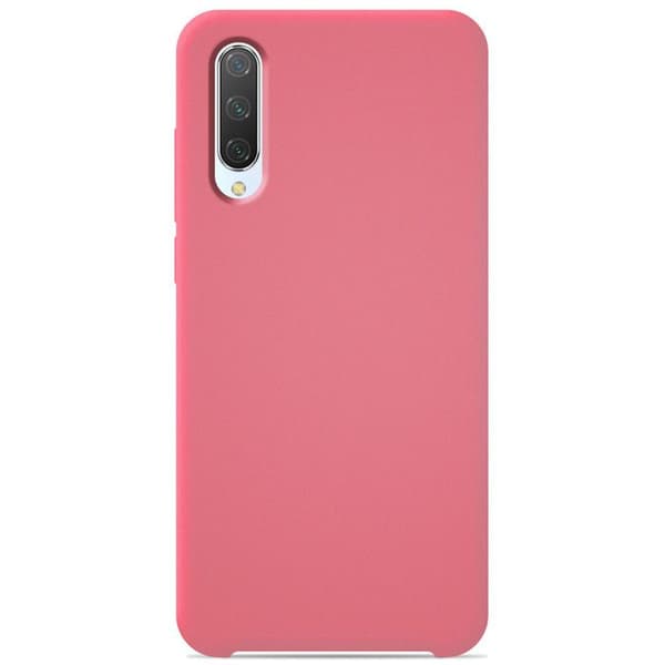 Siliconehölje Soft Touch - Xiaomi - Mi 9 Lite - Rosa - Stötsäker - Trådlös laddning