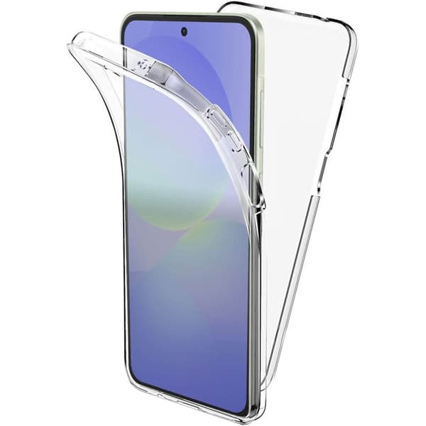 Heltäckande kåpa 360° - Samsung - Galaxy A36 5G - Komplet skydd - Transparent - Stötavlastande
