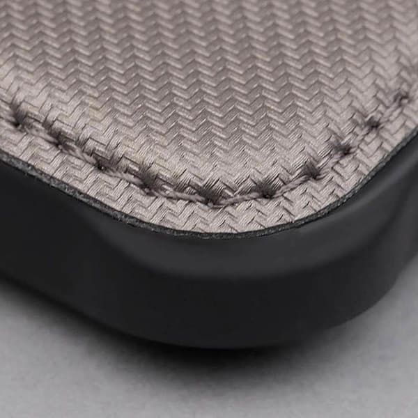 Étui Folio Smart Carbon silver - Kompatibel med Samsung Galaxy A25