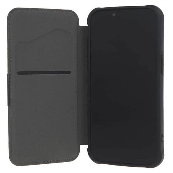 Folio-fodral - Smart Carbon - Xiaomi Redmi Note 13 5G - TPU - Magnetstängning - Kortfack