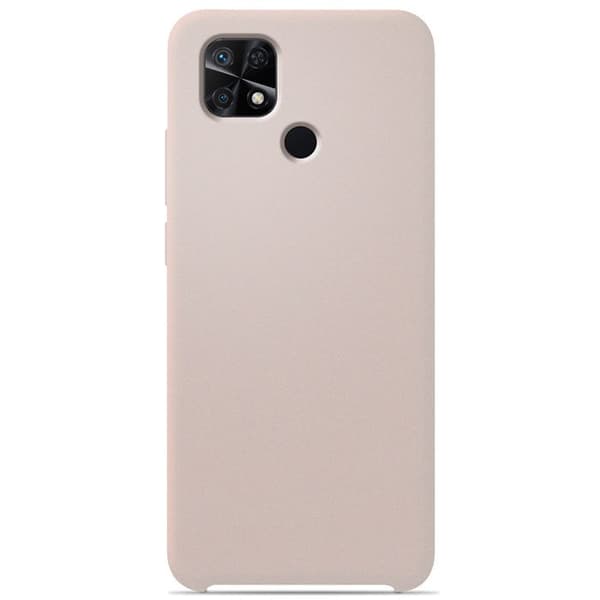 Siliconecover Soft Touch - Xiaomi - Redmi 10C - Sandle-rosa - Stötsäker - Trådlös laddning