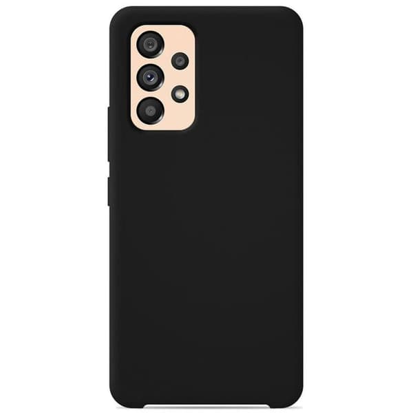 Siliconefodral Soft Touch - Samsung - Galaxy A53 5G - Svart - Stötsäker - Trådlös laddning
