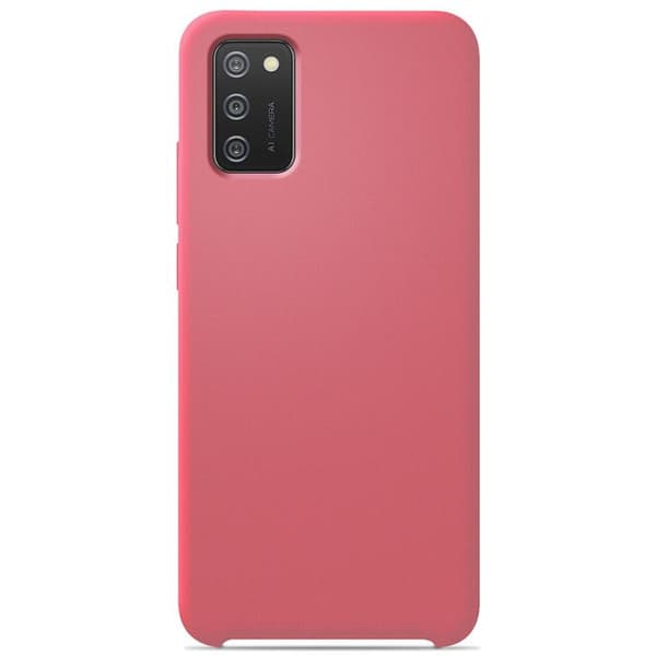 Coque silikon Soft Touch - Samsung - Galaxy A02S - Rosa - Stötabsorberande - Trådlös laddning