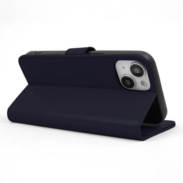 Fodral med flik - Samsung - Galaxy S23 Plus - Syntetläder - Blå - Magnetiskt