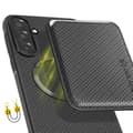 Miniatyrbild 3 av 5: Coque för Samsung A36 Magnetiskt kortfodral i kolfiber svart