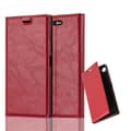Miniatyrbild 1 av 4: Coque för Sony Xperia XZ1 Fodral i RÖD ÄPPLE Etui Case Cover Skydd Plånbok Wallet
