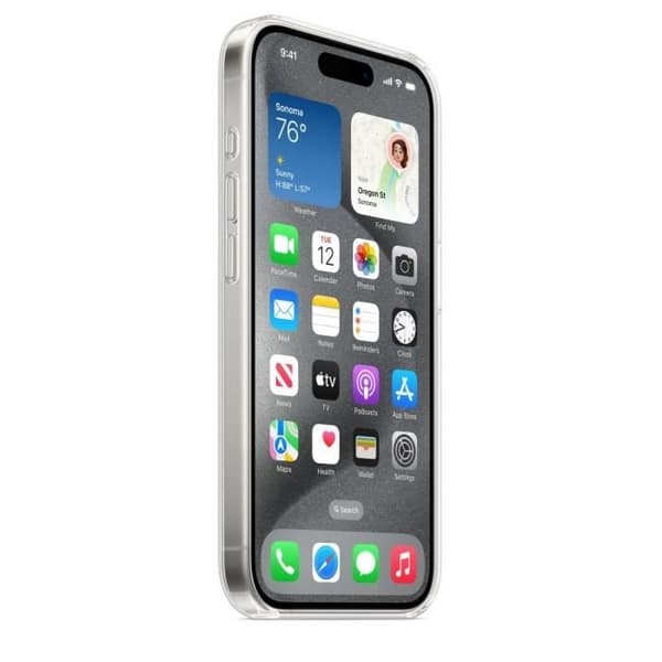 Apple Mobilskal & Överdrag Genomskinligt Skal med MagSafe för iPhone 15 Pro