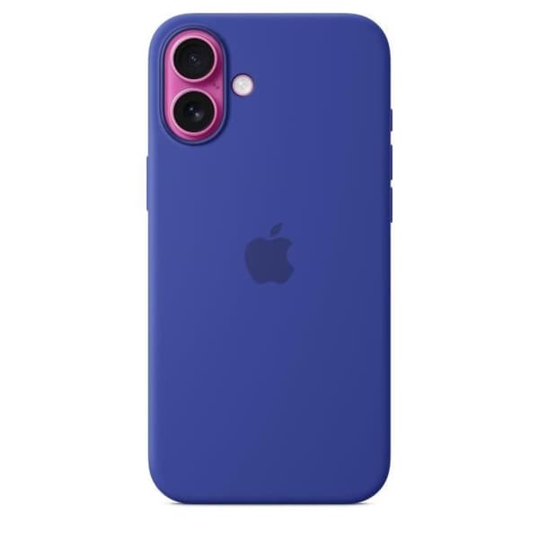 APPLE iPhone 16 Plus - Silikonikuori MagSafella - Ultramariini