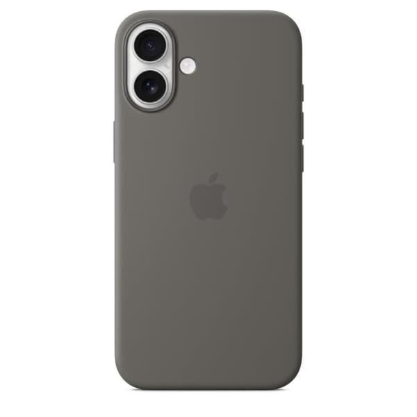 APPLE iPhone 16 Plus - Silikonecover med MagSafe - Stengrå